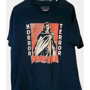 Dracula Universal monsters Universal City Studios XL horror Vampire Movie Tshirt